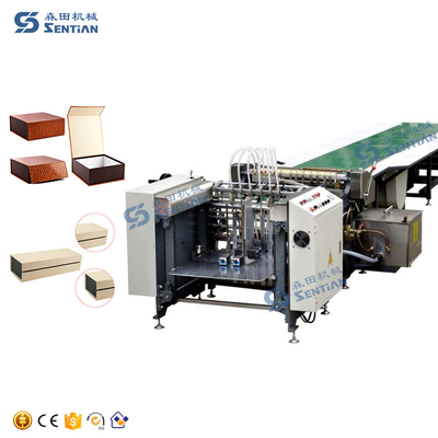 Heiße Schmelzkleber-Tabelle, die den Maschinen-Verpackmaschine-halbautomatischen Papierkasten klebt Maschine klebt